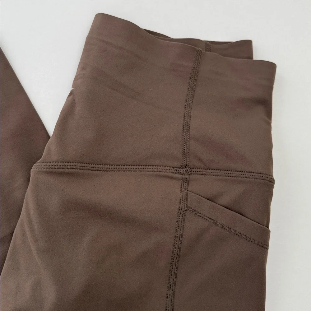 HALARA Women’s Chocolate Brown Joggers w/Pockets/Undies Size Medium NWOT - Picture 4 of 15